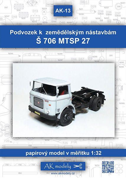 Š 706 MTSP 27 – podvozek k zemědělským nástavbám