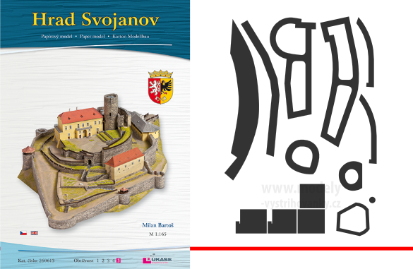 Laserem řezaná žebra a sloupky pro hrad Svojanov