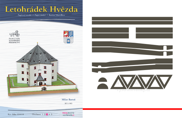 Laserem řezaná žebra a zdi pro Letohrádek Hvězda