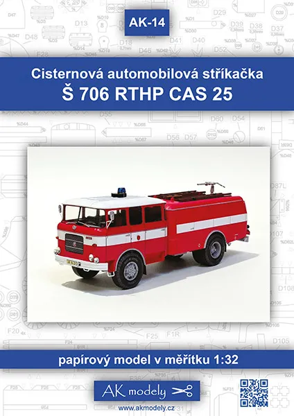 Š706 RTHP CAS 25 - hasičská cisterna