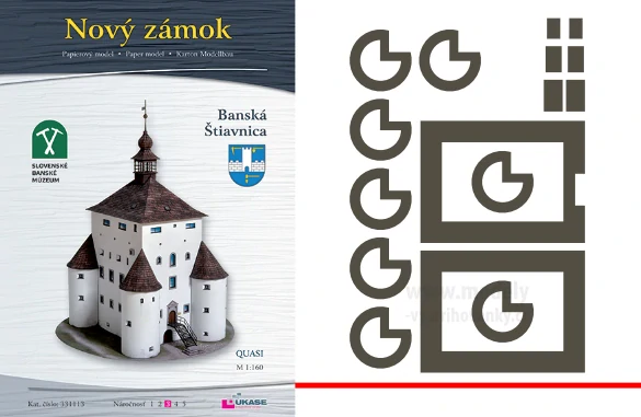 Laserem řezaná žebra Nový zámok