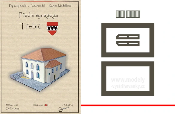 Laserem řezané doplňky pro Přední synagogu Třebíč