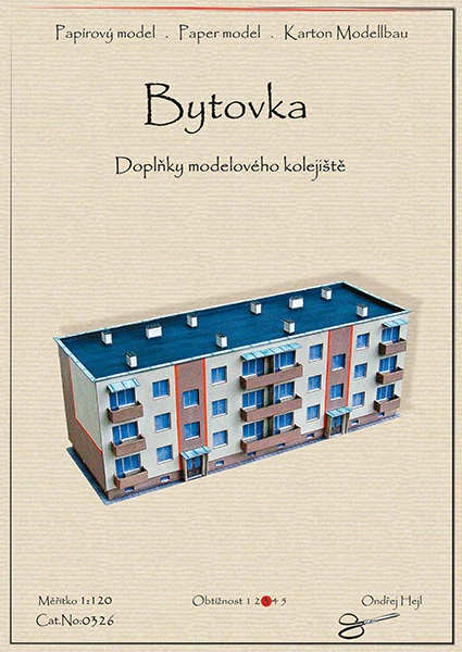 Bytovka – doplňky modelového kolejiště