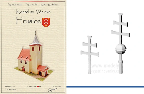 3D doplňky pro kostel sv. Václava – Hrusice