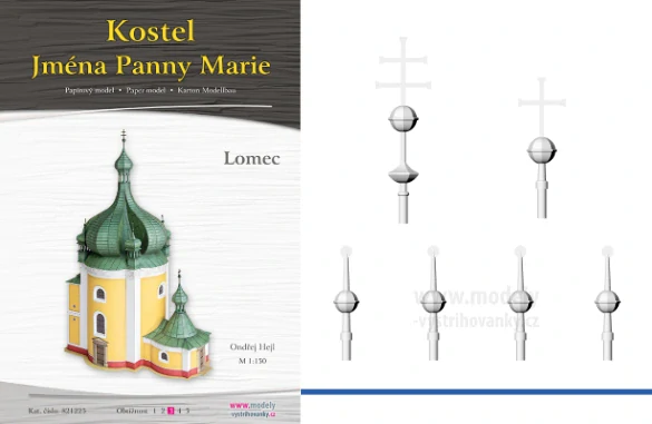 3D doplňky pro kostel Jména Panny Marie – Lomec