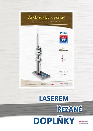 Laserem řezané doplňky pro Žižkovský vysílač