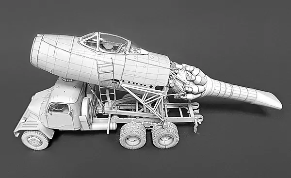Praga V3S OA-63 + MiG-15 - odmrazovací agregát