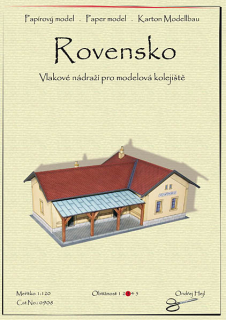 Rovensko – 1:87 – vlakové nádraží pro modelová kolejiště