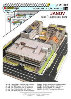 Janov, blok 1, parkovací dům