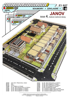 Janov, blok 4, řadové rodinné domy