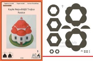 Laserem řezaná žebra pro kapli Rosice