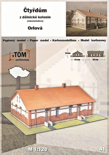 Čtyřdům z dělnické kolonie – Orlová