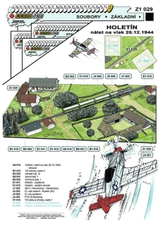 Holetín – Nálet na vlak z roku 1944