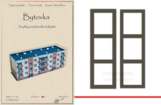 Laserem řezané doplňky pro model Bytovka