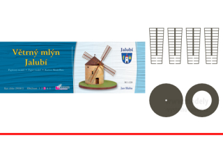 Laserem řezané perutě a žebra pro větrný mlýn Jalubí