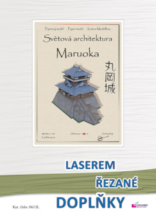 Laserem řezané doplňky pro hrad Maruoka