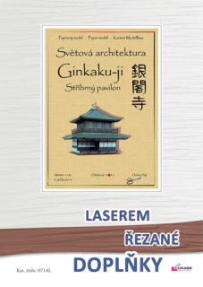 Laserem řezané doplňky pro Ginkaku-ji – Stříbrný pavilon