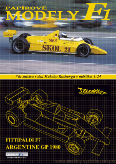 Fittipaldi F7 Ford - Argentine GP 1980 - Keke Rosberg