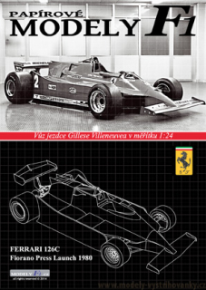 Ferrari 126C - Fiorano launch 1980 - Gilles Villeneuve