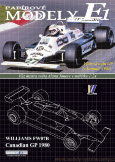 Williams FW07B Ford - Canadian GP 1980 - Alan Jones