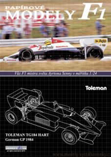 Toleman TG184 Hart - German GP 1984 - Ayrton Senna