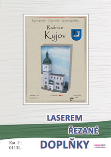 Laserem řezané dopňky pro radnici Kyjov