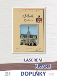 Laserem řezané doplňky pro radnici Mělník
