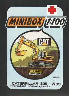 Caterpillar 325, hydraulické pásové rýpadlo