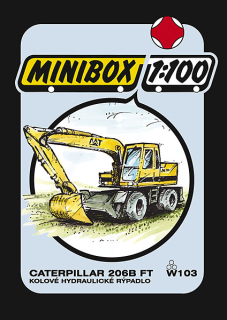 Caterpillar 206B FT – kolové hydraulické rýpadlo