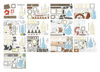 Vystřihovací pohlednice IV. – zvonice a kaple  – 13 ks