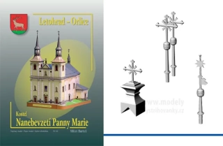 3D doplňky pro kostel Nanebezetí Panny Marie – Letohrad-Orlice