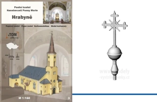 3D doplňky pro poutní kostel Nanebevzetí Panny Marie – Hrabyně