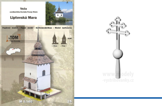 3D doplňky pro vežu zaniklého Kostola Panny Marie – Liptovska Mara