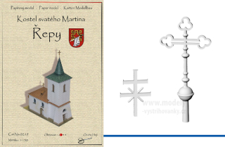 3D doplňky pro Kostel sv. Martina – Řepy