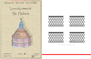 Laserem řezané doplňky pro lovecký zámeček sv. Hubert